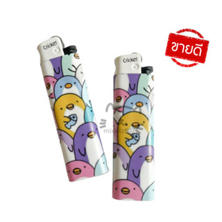 พร้อมส่ง เพนกวินน้อย ไฟแชคแฟชั่นเท่ๆ ไฟแช็กยี่ห้อ คริกเก็ต(Cricket) ไฟแชคของแท้ 100% no.86