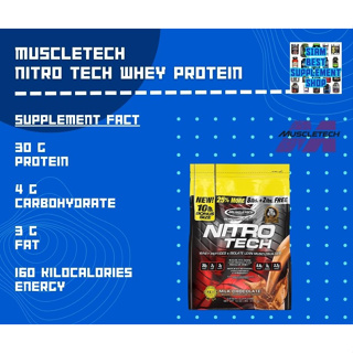 Muscletech- Nitro Tech 10lb Milk Chocolate พร้อมส่ง!!