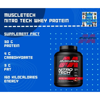 Muscletech- Nitro Tech 4lb Milk Chocolate พร้อมส่ง!!