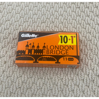 Gillette London Bridge Double Edge Razor single pack 10+1 Blades