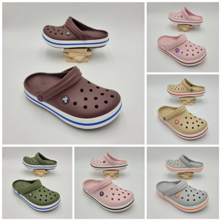 รองเท้าลำลองแฟชั่น ผู้ใหญ่ สไตล์ Crocs Crocband Clog