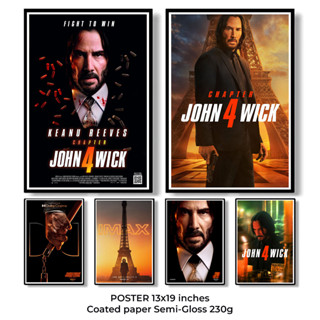 John Wick : Chapter 4 Posters โปสเตอร์ภาพยนตร์ จอห์น วิค แรงกว่านรก 4 ภาพขนาด 33X48 cm แบบเยอะ 34 แบบ เลือกดูได้เลย