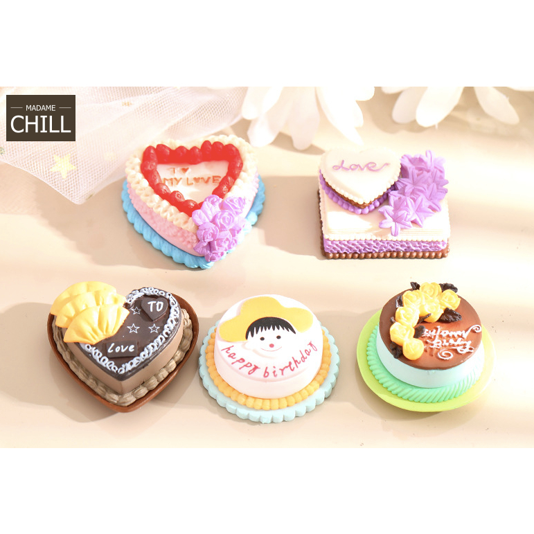 [MC638] ตุ๊กตุ่นจิ๋ว เค้ก 5 แบบ (1 ชิ้น ราคา 20 บาท)