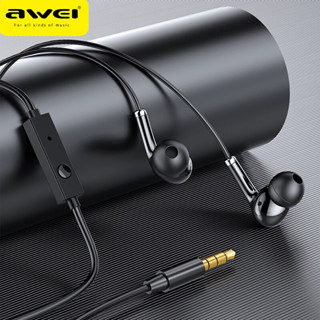 Awei หูฟัง AUX Awei PC-6 Mini Stereo In-Ear Earphones 3.5 มม .HiFi สเตอริโอ ไดร์ฟ 10 มิล