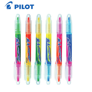 ปากกาเน้นข้อความ ปากกาไฮไลท์ 2 หัว ปากกาเน้น Pilot Spotliter รุ่น SVW-15SL ของแท้จากญี่ปุ่น 🎌 [S24]