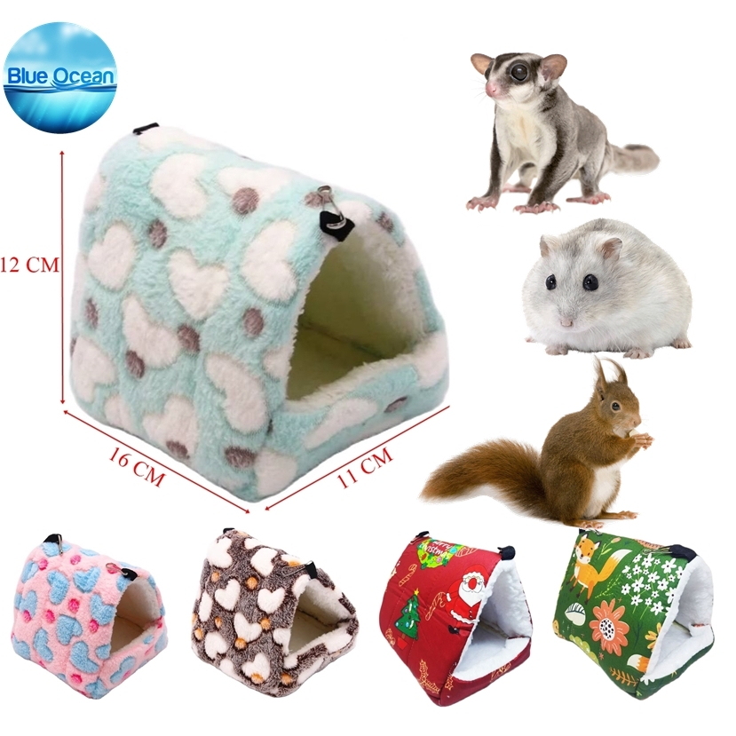 บ้านชูก้า บ้านหนูแฮมเตอร์ บ้านกระรอก บ้านหนู S=7*10*10cm M=11*16*12cm L14*19*16cm บ้านกระรอก ที่นอนกระรอก ที่นอนชู