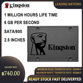 8.8 Major promotions Kingston SSD A400 SATA 3 Solid State Drive SSD 240GB/480GB/ 2.5 นิ้ว SSD สำหรับแล็ปท็อปพีซี