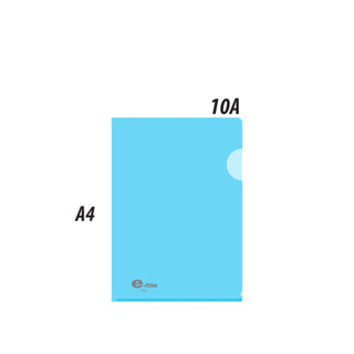 (KTS)แฟ้มซองใส อี-ไฟล์ e-file ขนาด A4 สีน้ำเงิน Sakura 10-A