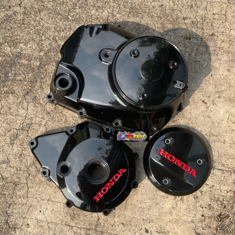 ฝาแคร้งเครื่อง+ฝาจานไฟ Wave125R/S/iไฟเลี้ยวบังลม แท้ติดรถ ทำสี 2K 🇹🇭🇹🇭 รับประกันสินค้า ขายขาด