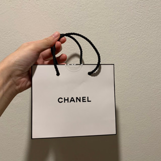 (ของแท้) ถุงกระดาษ CHANEL ขนาดเล็ก จากเคาน์เตอร์ไทย