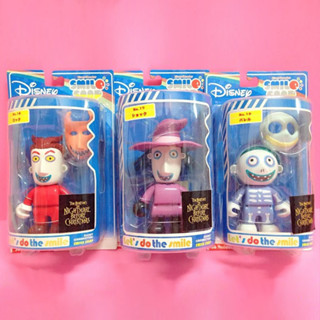 Disney : Lock, Shock and Barrel (set of 3) - Sega Prize - Disney Smile Snap - Nightmare Before Christmas - กล่องชำรุด