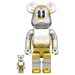 (ของแท้) Bearbrick Future Mickey 2021 400%+100% แบร์บริค Be@rbrick by Medicom Toy ของใหม่ พร้อมส่ง มือ 1