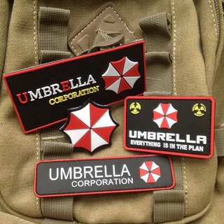 อาร์ม 09 ตีนตุ๊กแก UMBRELLA Resident evil ติด เสื้อ กระเป๋า อาม หมวก ธง สหรัฐ ธงชาติ ผีชีวะ ทหาร ตำรวจ army ซีล อเมริกา