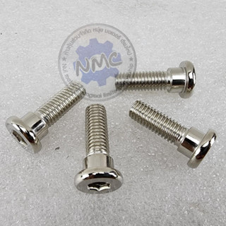 disc brake nut น็อตจานดิสเบรค ใส่รถมอเตอร์ได้หลานรุ่น m8 รุ่นมีบูท honda yamaha งานเหล็กชุบ