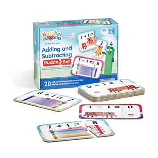 🧩 Numberblocks Adding and Subtracting Puzzle Set 🧩 นัมเบอร์บล็อก เรียนรู้ บวก ลบ เลข คำนวณ คณิตศาสตร์ [ Hand2Mind ]