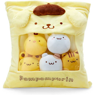 [ส่งตรงจากญี่ปุ่น] Sanrio Pom Pom Purin ใหม่ หมอนตุ๊กตานุ่ม รูป Manmaru สไตล์ญี่ปุ่น