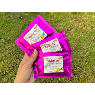 ❤️❤️หัวเชื้อ Buddy vit ❤️❤️ 🌈🌈1ซองผสมอาหารได้ถึง3โล🌈🌈 ใช้สำหรับช่วยเร่งการกินของปลา มีกลิ่นหอม ใช้ได้กับปลาทุกชนิด