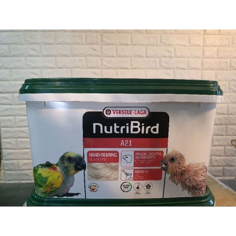 อาหารนกลูกป้อน NutriBird A21 ถังขนาด 3kg (ล็อตหมดอายุ 5/3/2025)