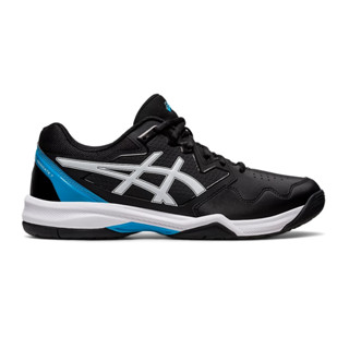 Asics รองเท้าเทนนิสผู้ชาย Gel-Dedicate 7 | Black/Island Blue ( 1041A223-004 )