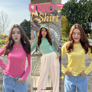 FLAT2112 FF0476 : UNO T- SHIRT เสื้อแขนยาว เสื้อกันหนาว