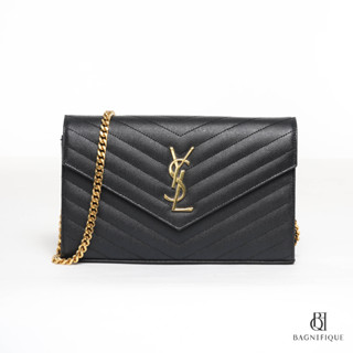 YSL WOC 9 BLACK CHEVRON GHW