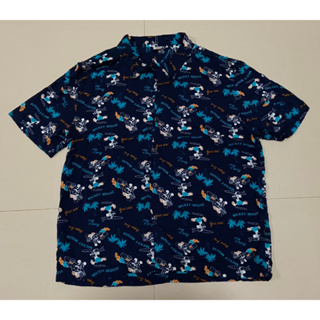 เสื้อฮาวาย disney ลายมิกกี้เม้าส์