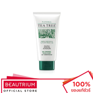 TEA TREE Oil Control Facial Foam ผลิตภัณฑ์ทำความสะอาดผิวหน้า 140g
