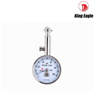 KING EAGLE เกจ์วัดลม 100 ปอนด์ รุ่น KETH-32 เกวัดลม วัดลม เก 100 lb. Tire Pressure Gauge - KING EAGLE