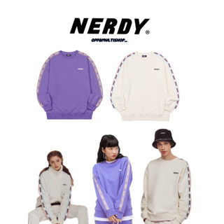 🇰🇷‼️ Nerdy on sale❤️‍🔥🇰🇷 RGB logo tape sweatshirt  🇰🇷