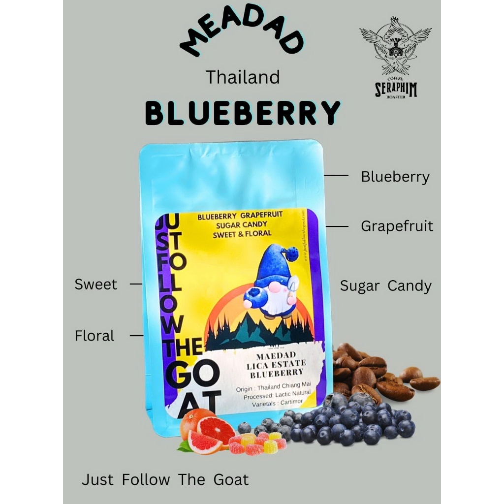 Special Coffee MAEDED Blueberry ขนาด 160 กรัม