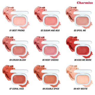 บลัชออน ชาร์มิส โกลว์เฟรนด์ เนอเชอรัล 4 กรัม Charmiss Glowfriend Natural Blush On 4g.