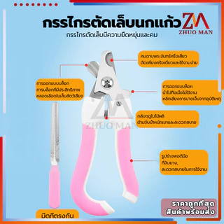 ตัดเล็บแมว กรรไกรตัดเล็บสัตว์เลี้ยง พร้อมตะไบ ตัดเล็บสุนัข ที่ตัดเล็บแมว มีให้เลือก 2 ขนาด ใช้ได้ทั้งน้องแมวและน้องหมา