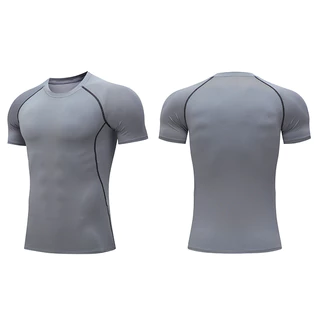 mvp sport เสื้อกีฬาผู้ชาย เสื้อยืดรัดกล้ามเนื้อ กระชับกล้ามเนื้อ เสื้อสเวตเตอร์แขนสั้น