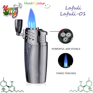 [ส่งฟรี] ไฟแช็ค ไฟแช็ก LAFULI Lighter ไฟฟู่ LFL-09 สามารถเติมแก๊สได้ lighter jet torch