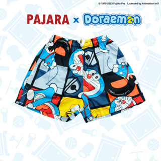 กางเกงขาสั้นเด็ก โดเรม่อน รุ่นจิ๋ว ลิขสิทธิ์แท้ cotton100% by PAJARA (DRM66-0009-0016)