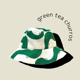 Wyllabrand หมวก Green Tea Churros Bucket Hat