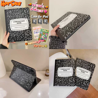 🔥จัดส่งภายใน24ชั่วโมง🔥เคสiPad Air8 Air7 Pro12.9 Composition book Gen12 Gen11 เคสไอแพด Air6 mini7