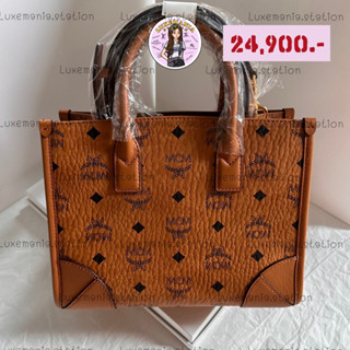 👜: New!! MCM Small Munchen Tote‼️ก่อนกดสั่งรบกวนทักมาเช็คสต๊อคก่อนนะคะ‼️