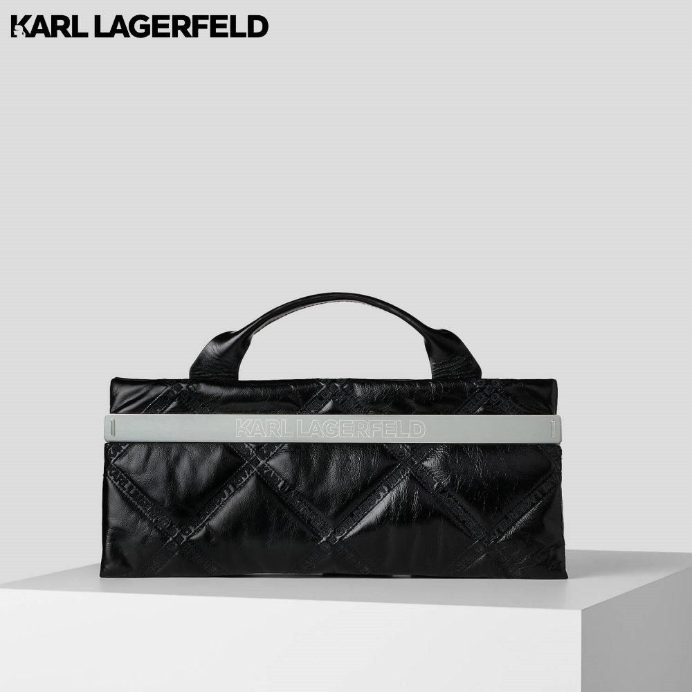 KARL LAGERFELD - K/KROSS DEBOSSED LOGO TOP-HANDLE BAG 231W3036 กระเป๋าถือ