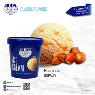 BUDS Ice Cream Hazelnuts 473ml (280g)