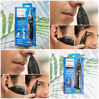 (Philips®) Norelco Nose Trimmer 1000, NT1605/60 or NT1715/60 ฟิลิปส์ เครื่องตัดแต่งขนจมูก+ขนบนใบหน้า