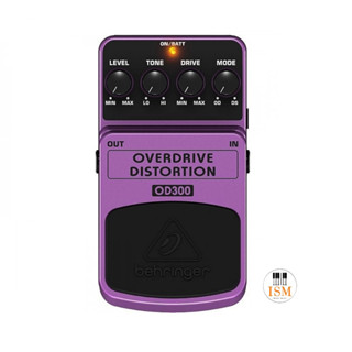 Behringer เอฟเฟคกีต้าร์ไฟฟ้า Electric Guitar Effect รุ่น OD-300 OVERDRIVE/DISTORTION