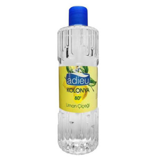 Adieu Limon Kolonyası 400 ml / โคโลญ แอลกอฮอล์ ฆ่าเชื้อโรค กลิ่นมะนาว จากตุรกี