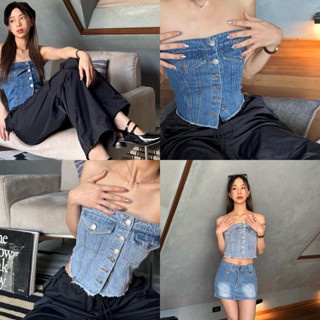 Fascinante.bkk - Denim Tube Top