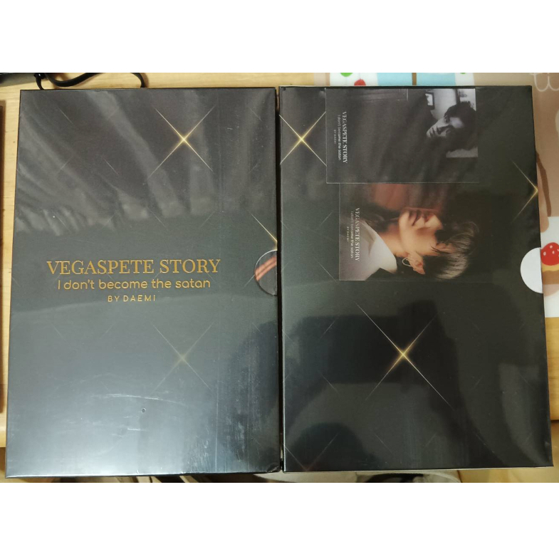 (แถมฟรี!! สติ๊กเกอร์ Pastel) นิยาย VEGASPETE Story limited edition by DAEMI ปกนักแสดง (ไบเบิ้ลบิว) ไ