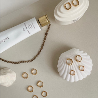 Hadesories Tiny Hoop Earrings Collection ต่างหูห่วงจิ๋ว 6-8 mm