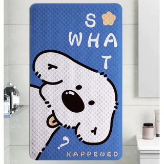 พร้อมส่ง ลายเยอะ แผ่นรองกันลื่น ในห้องน้ำ pvc ลายการ์ตูน น่ารัก ขนาด40x70cm