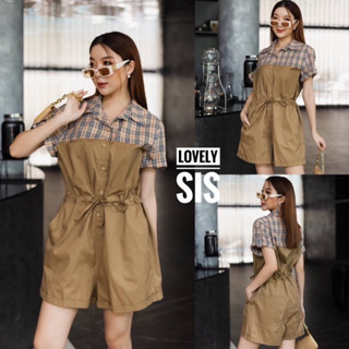 🌈🌿🌸🌼🌺🧡🤎🇰🇷 Scott Patch Plain Jumpsuit Short Pant