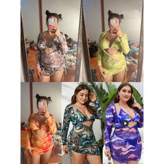 Bikini Plus size 👙บิกินีสาวพลัสไซส์👙บิกินี่ไซส์ใหญ่ เซ็ทชิ้น