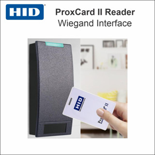 HID ProxCard II Reader หัวอ่านสำหรับบัตร ProxCard II ความถี่ 125KHz เชื่อมต่อ Wiegand กันน้ำ IP55